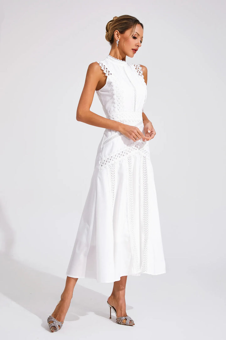 Lisette Sleeveless Lace Dress