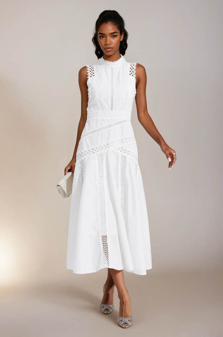 Lisette Sleeveless Lace Dress