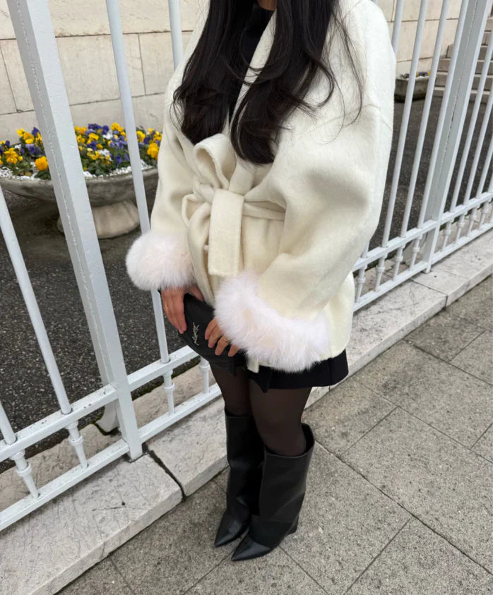 Belgravia™ | Refined Winter Belted Coat