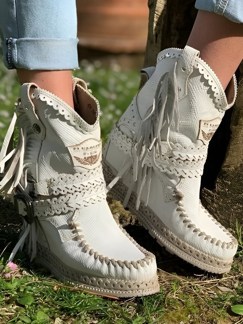 Wild Sage™ | Fringe Boots