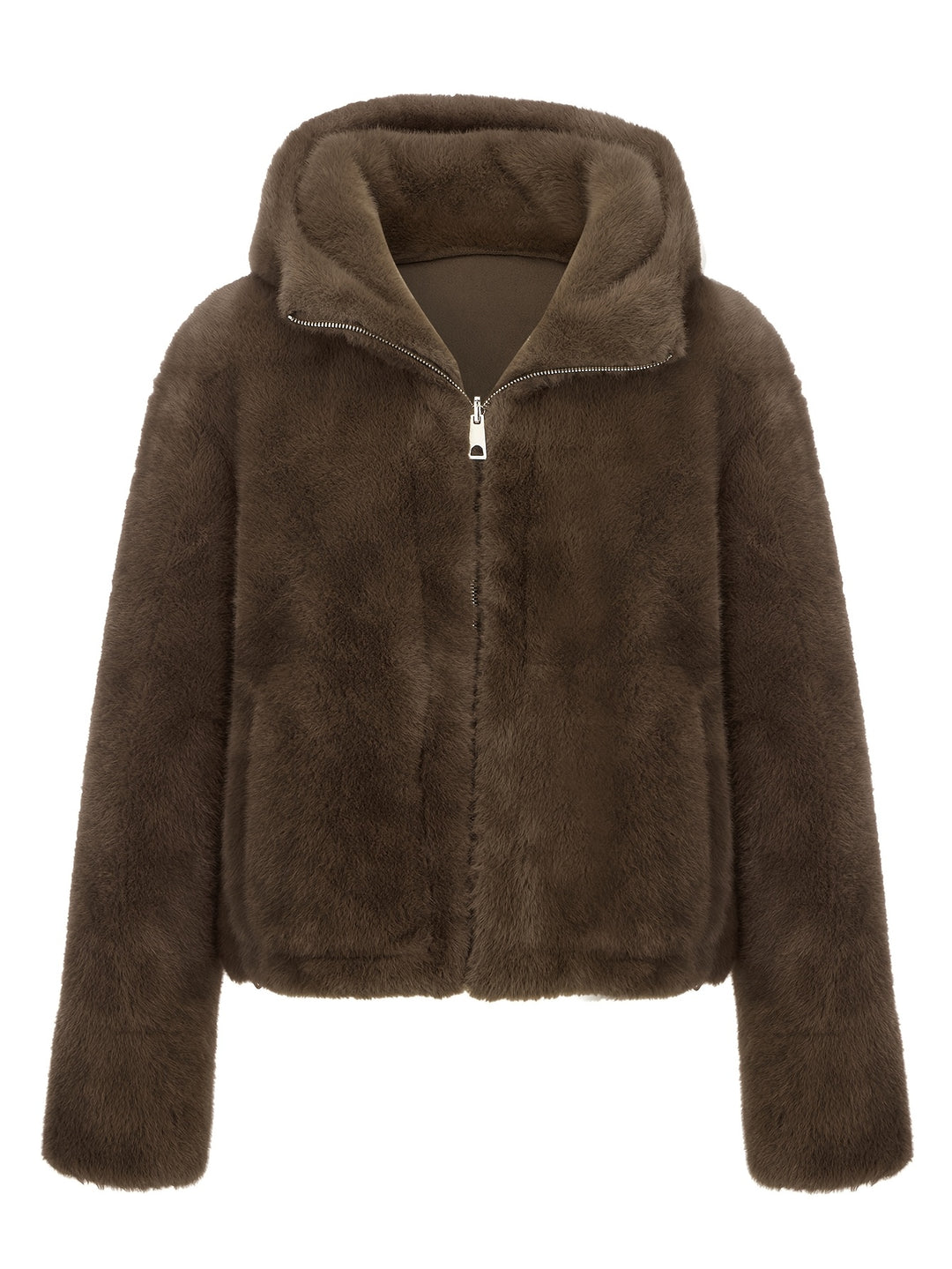Serenelle™ | Reversible Fur Hooded Coat