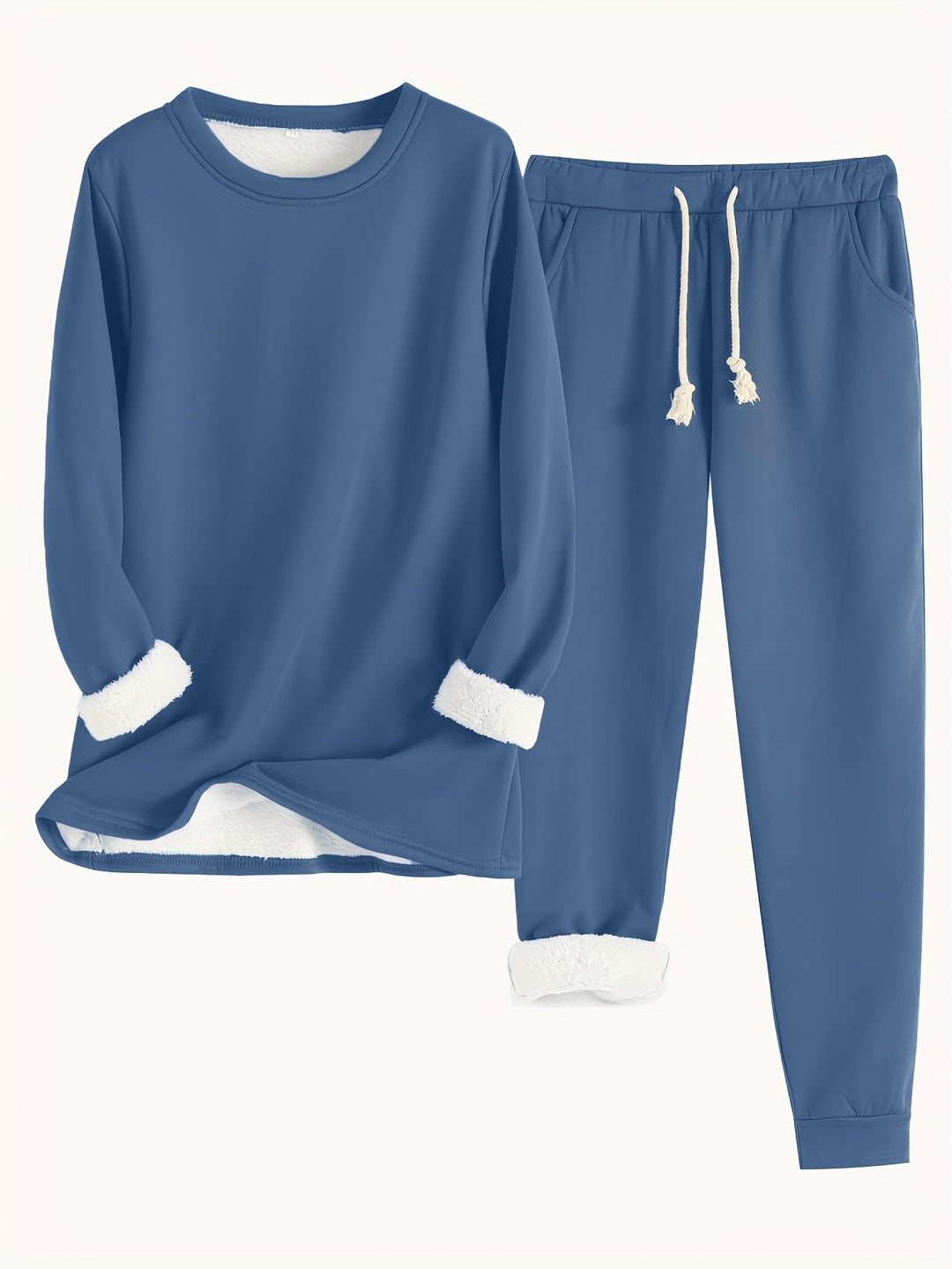 Karina Luxe™ | Fleece-Lined Loungewear Set