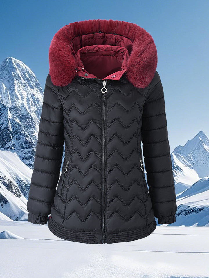 Lydia Luxe™ | Reversible Hooded Coat