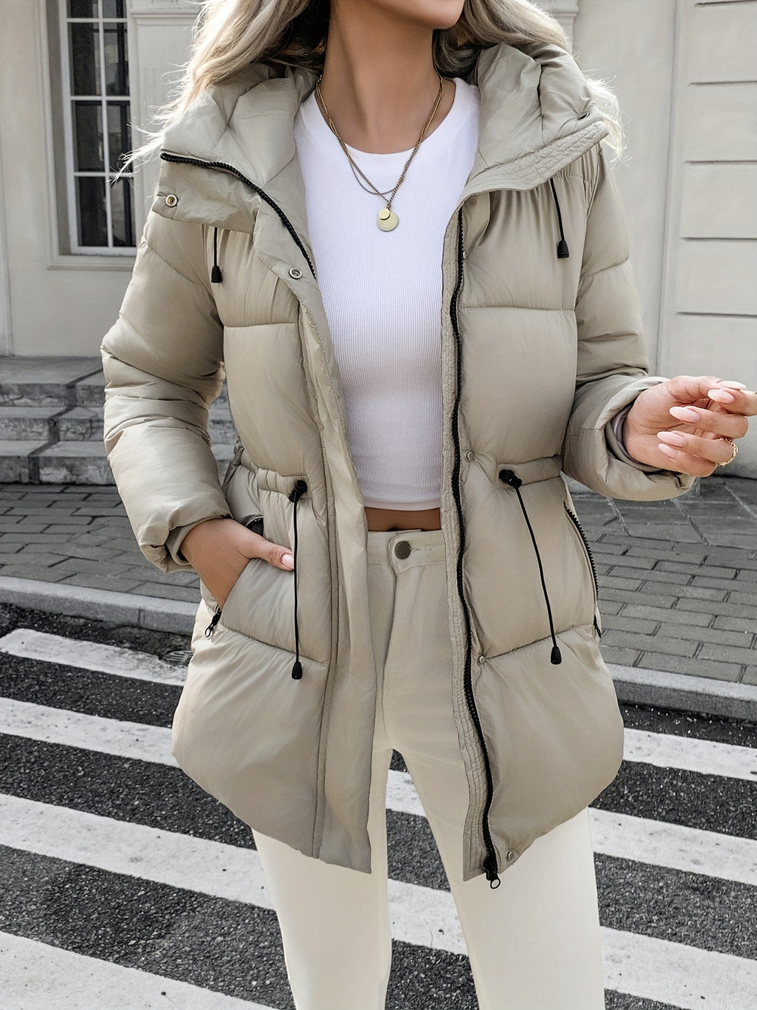 Harrington Luxe™ | Padded Hooded Winter Coat