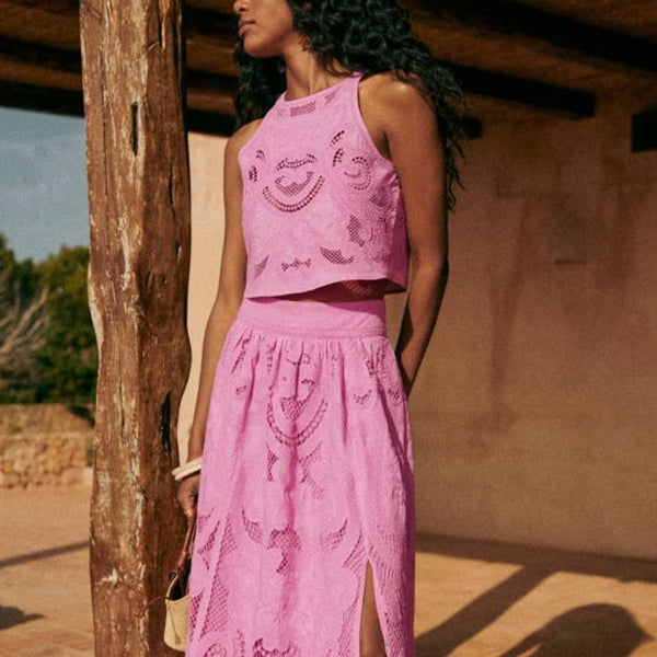 The Soleil Grace™ | Broderie Summer Co-Ord