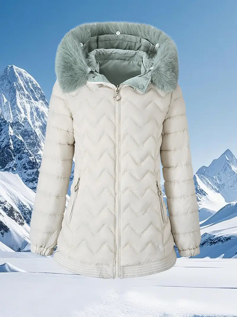 Lydia Luxe™ | Reversible Hooded Coat