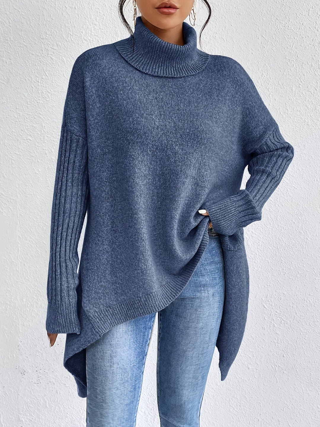 Lynora Luxe™ | Oversized Turtleneck Jumper