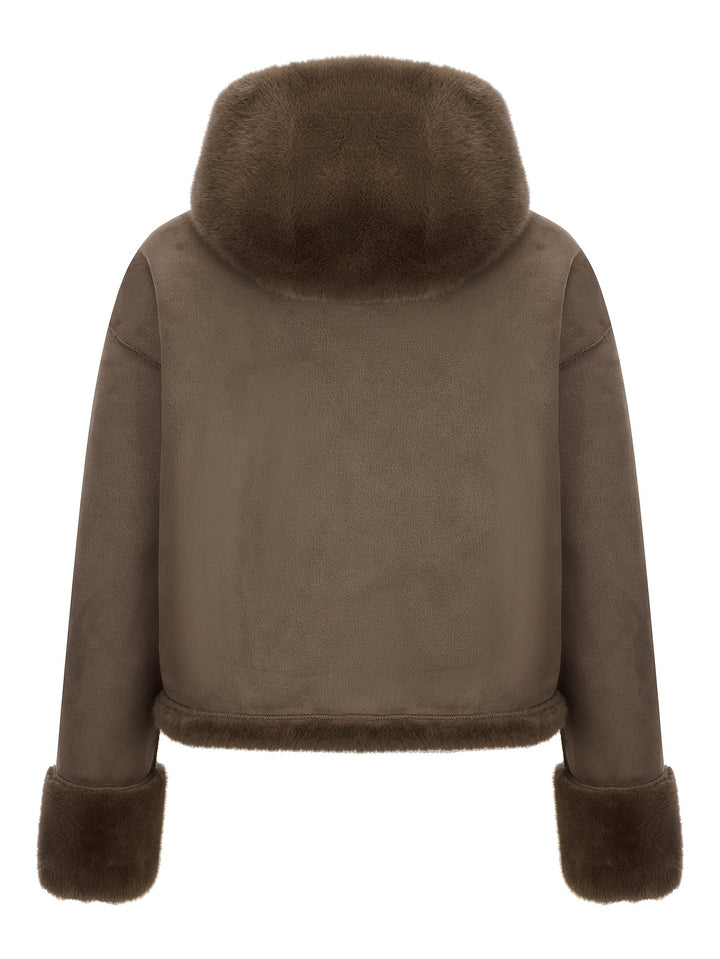 Serenelle™ | Reversible Fur Hooded Coat