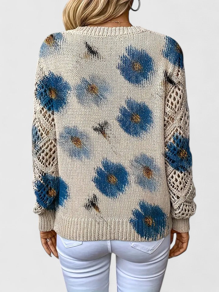 FloraBloom™ | Elegant Knit Sweater