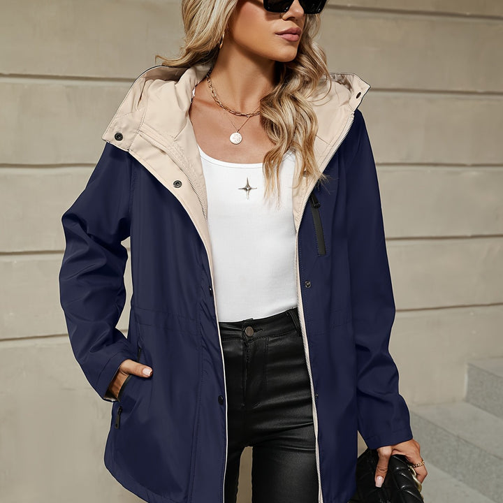 Avery Luxe™ | Reversible Hooded Jacket