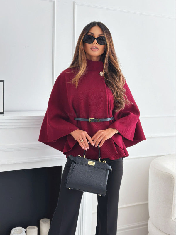 Lea Luxe™ | Elegant Butterfly Cape Jacket