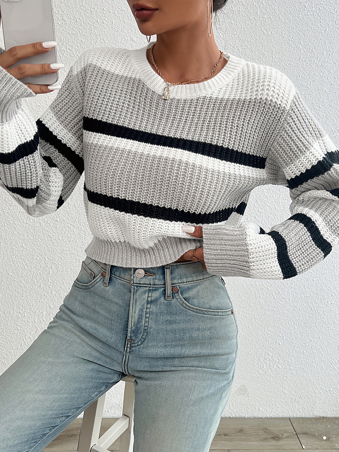 Isla Luxe™ | Relaxed Stripe Knit