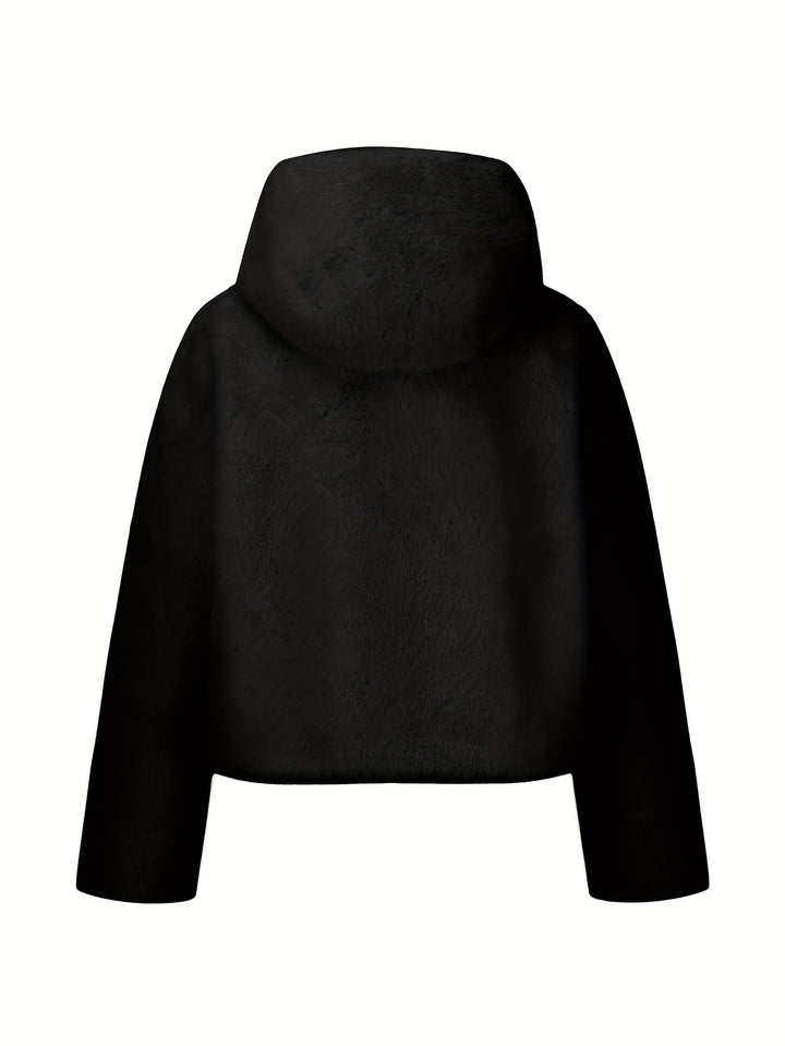 Serenelle™ | Reversible Fur Hooded Coat