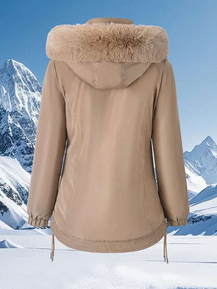 Lydia Luxe™ | Reversible Hooded Coat