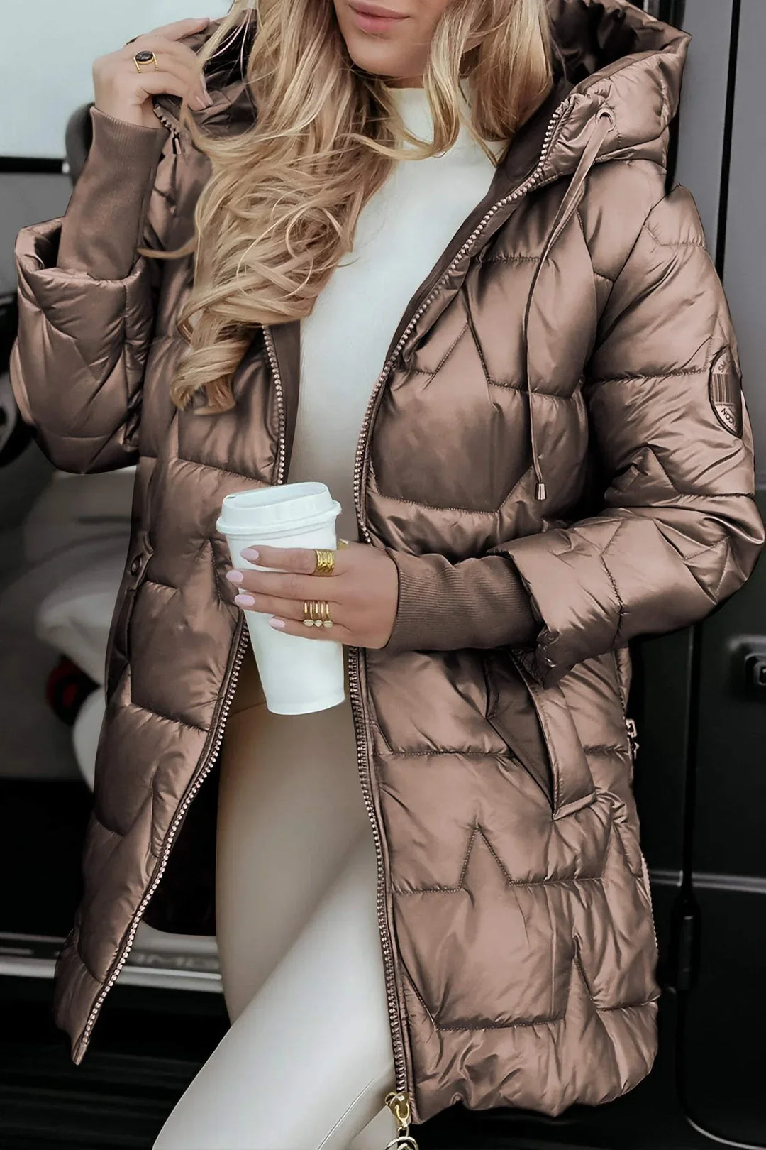 Aurora Luxe™ | Elegant Padded Winter Coat
