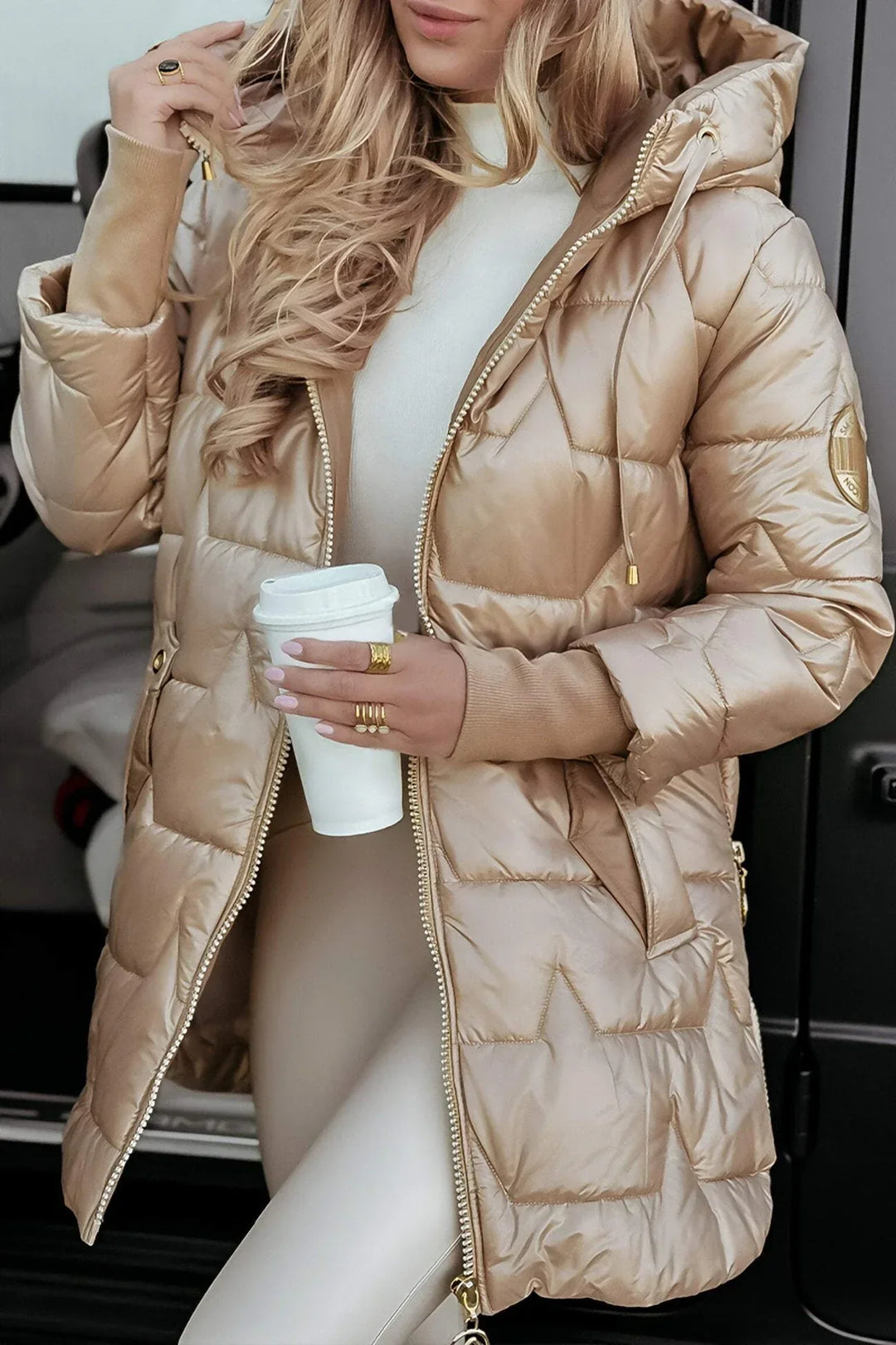 Aurora Luxe™ | Elegant Padded Winter Coat