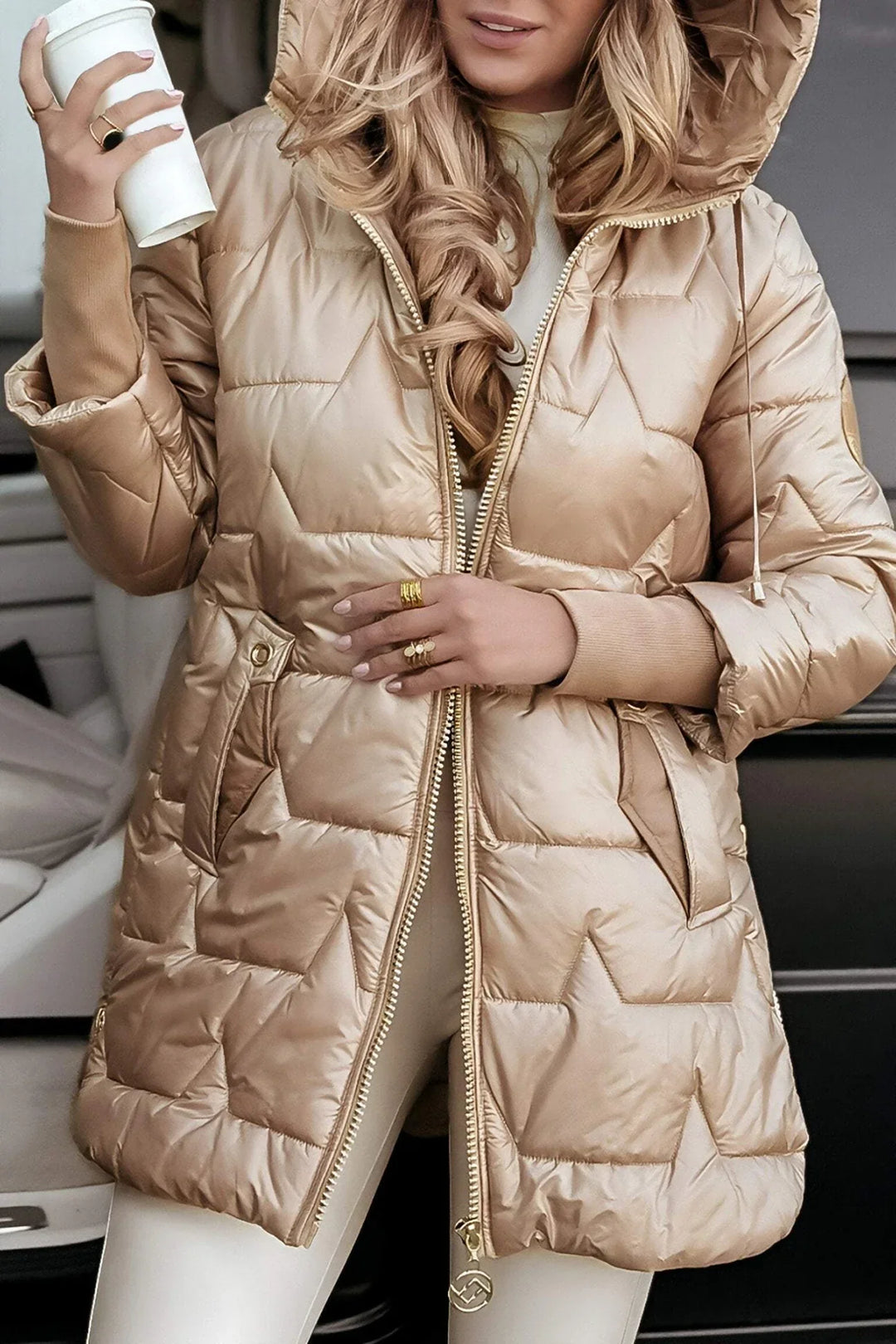 Aurora Luxe™ | Elegant Padded Winter Coat