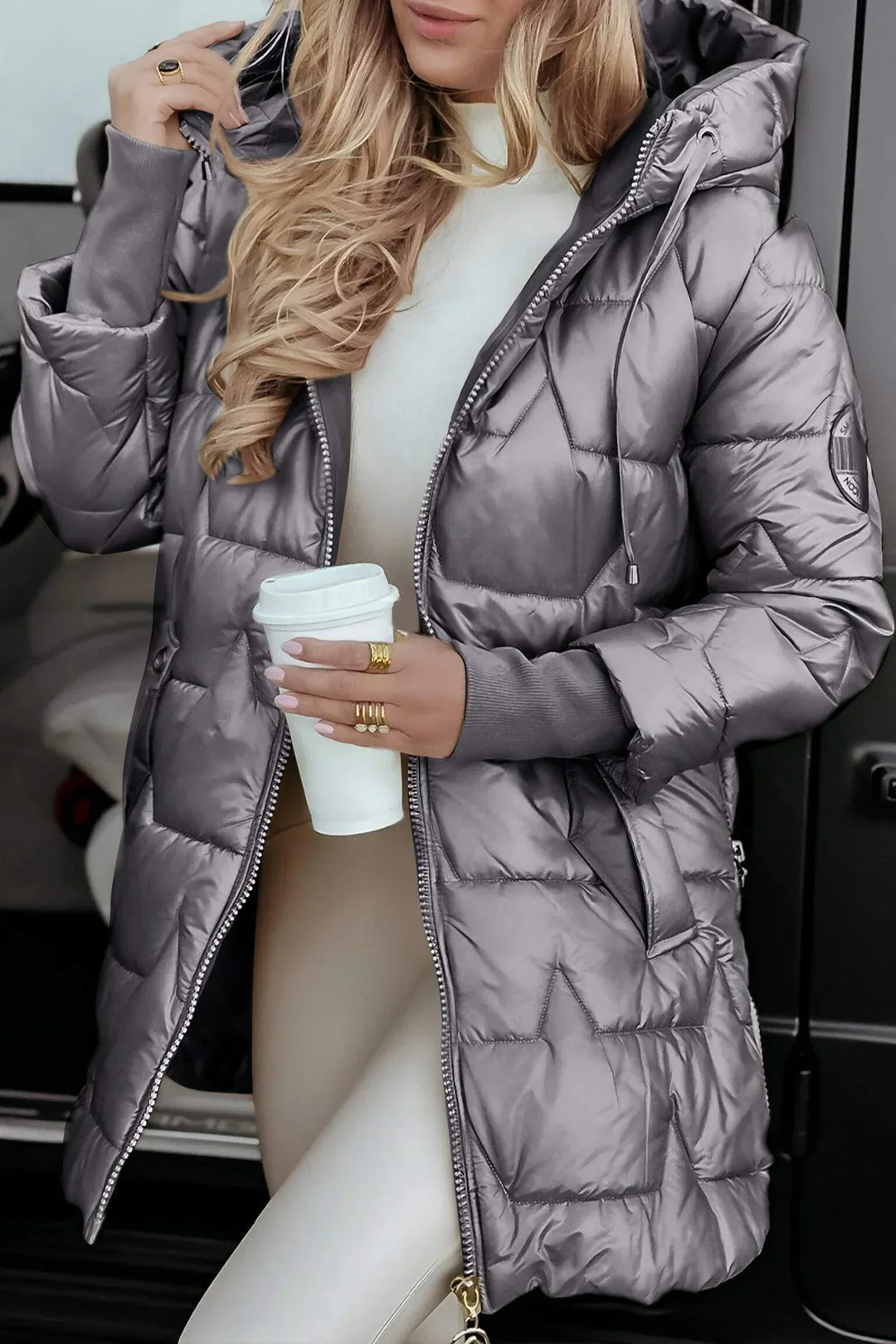 Aurora Luxe™ | Elegant Padded Winter Coat