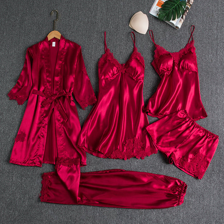 Scarlett Elegance™ | 5-Piece Loungewear Set