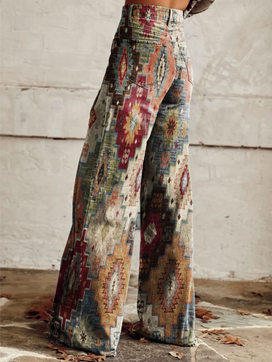 Georgia Vintage Mirage™ | Aztec Wide-Leg Trousers