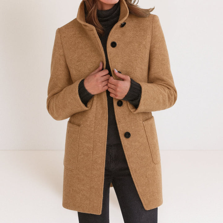 Charlotte Luxe™ | Refined Button-Up Coat