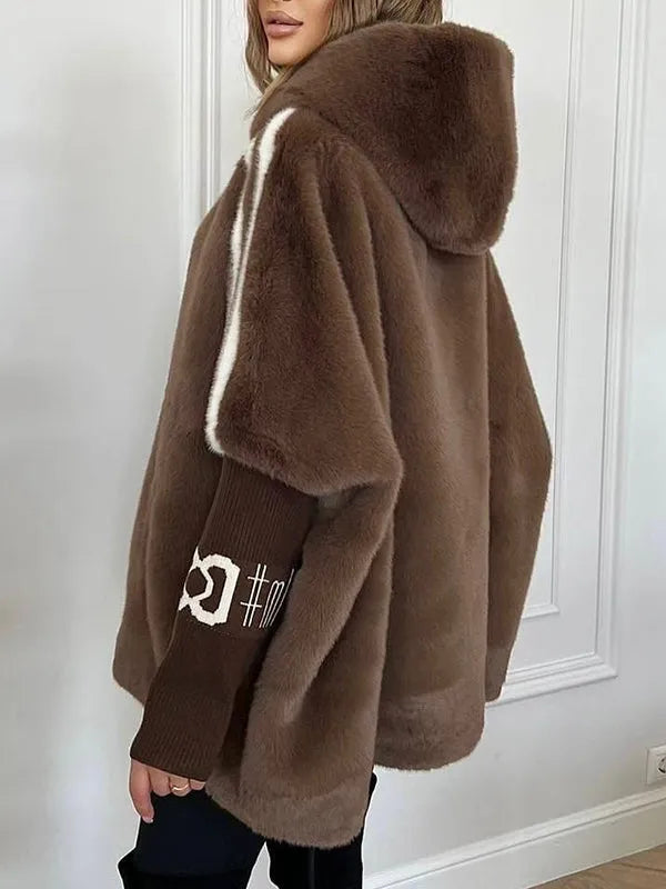 Sloane Luxe™ | Plush Hooded Coat