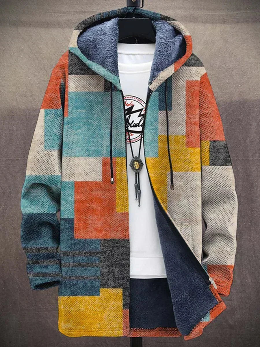 Camden Mosaic™ | Fleece-Lined Hoodie Cardigan