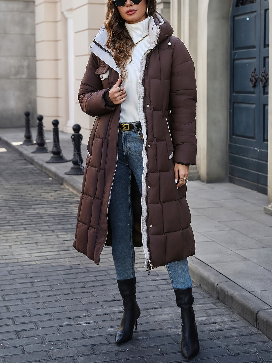 Lucienne Luxe™ | Belted Winter Coat