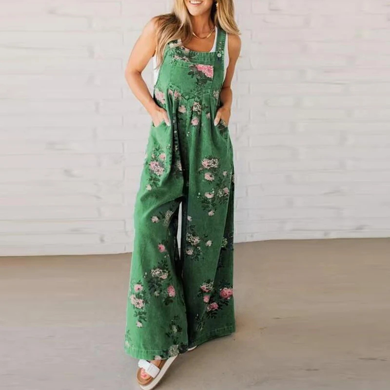 Aurea™ | Vintage Floral Jumpsuit