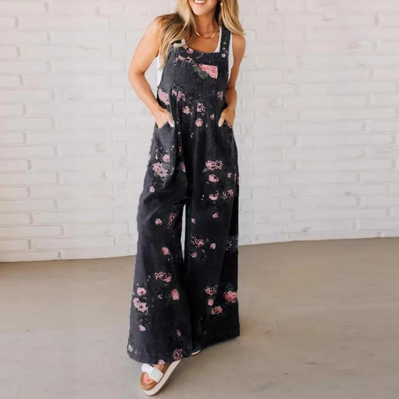 Aurea™ | Vintage Floral Jumpsuit