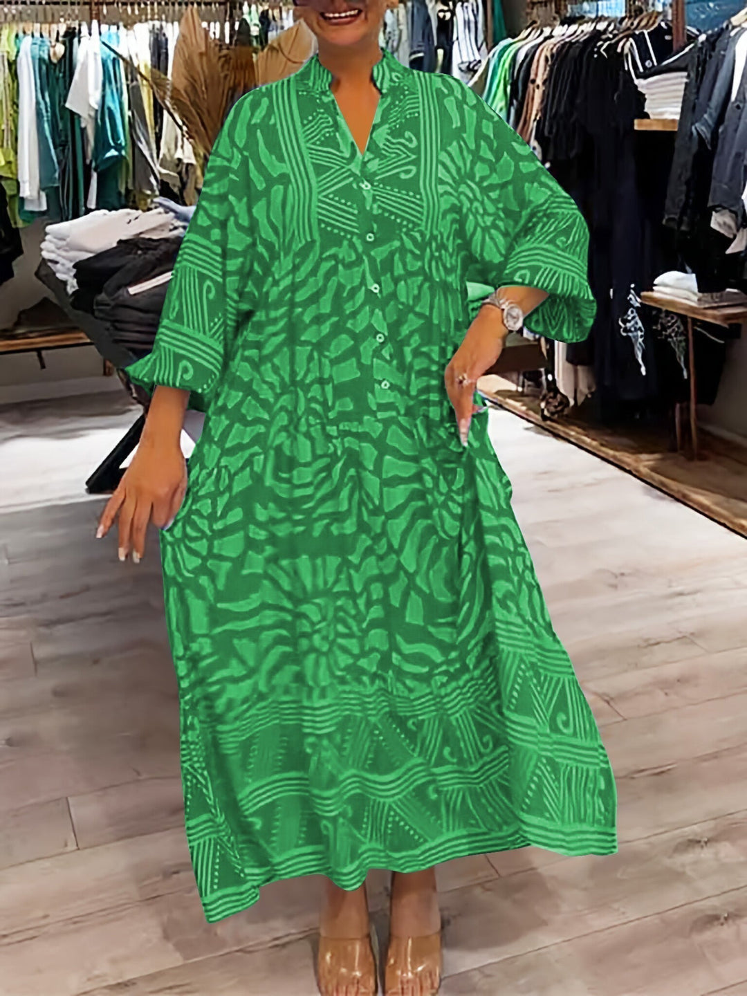 The Saffron Muse™ | Relaxed Boho Maxi