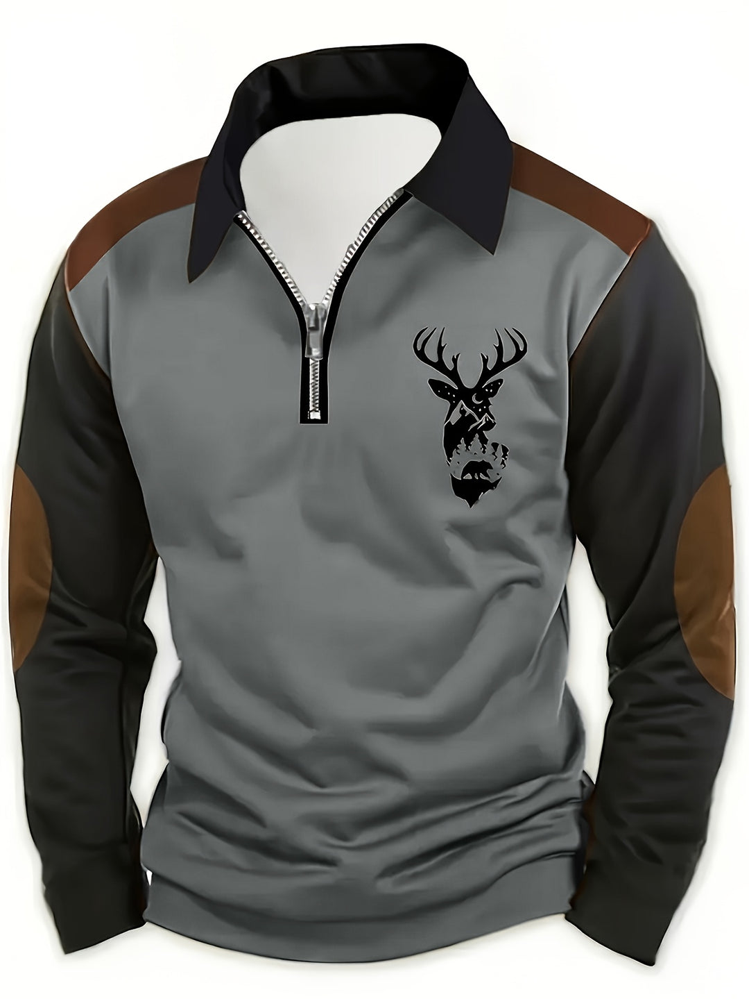 Highland Stag™ | Casual Zip Jumper
