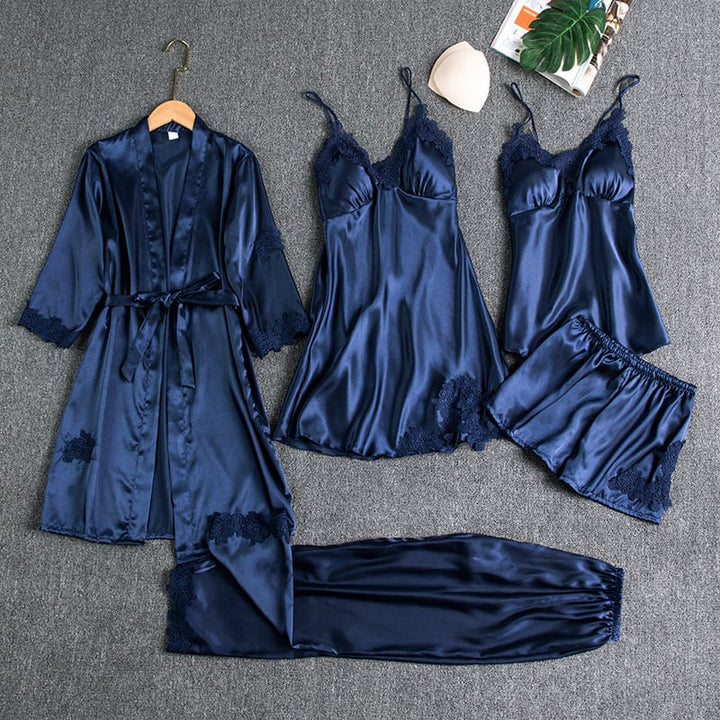 Scarlett Elegance™ | 5-Piece Loungewear Set
