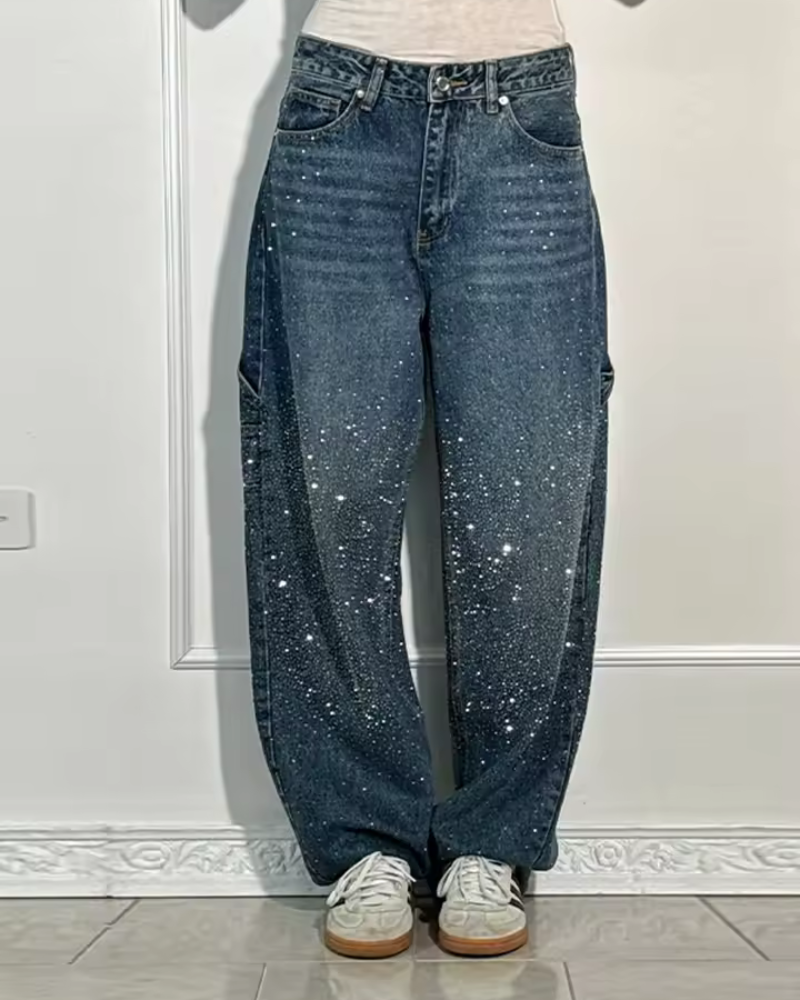 Celestine Luxe™ | Glitter-Fade Jeans