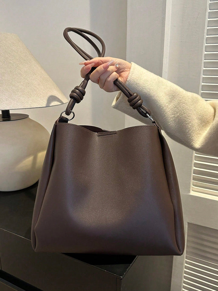 Aloria™ | Knot-Detail Bucket Bag