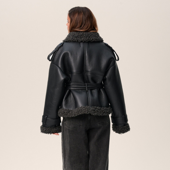 Stella™ | Belted Shearling Coat