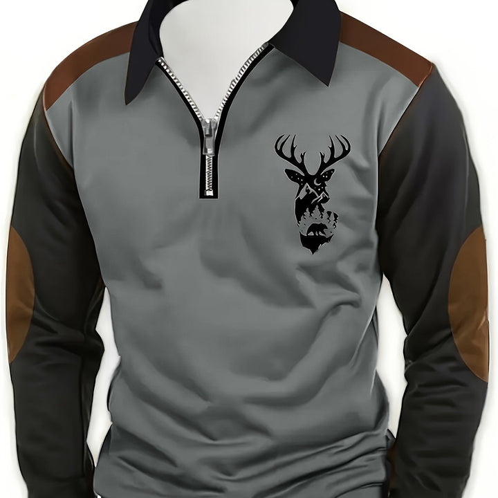 Highland Stag™ | Casual Zip Jumper