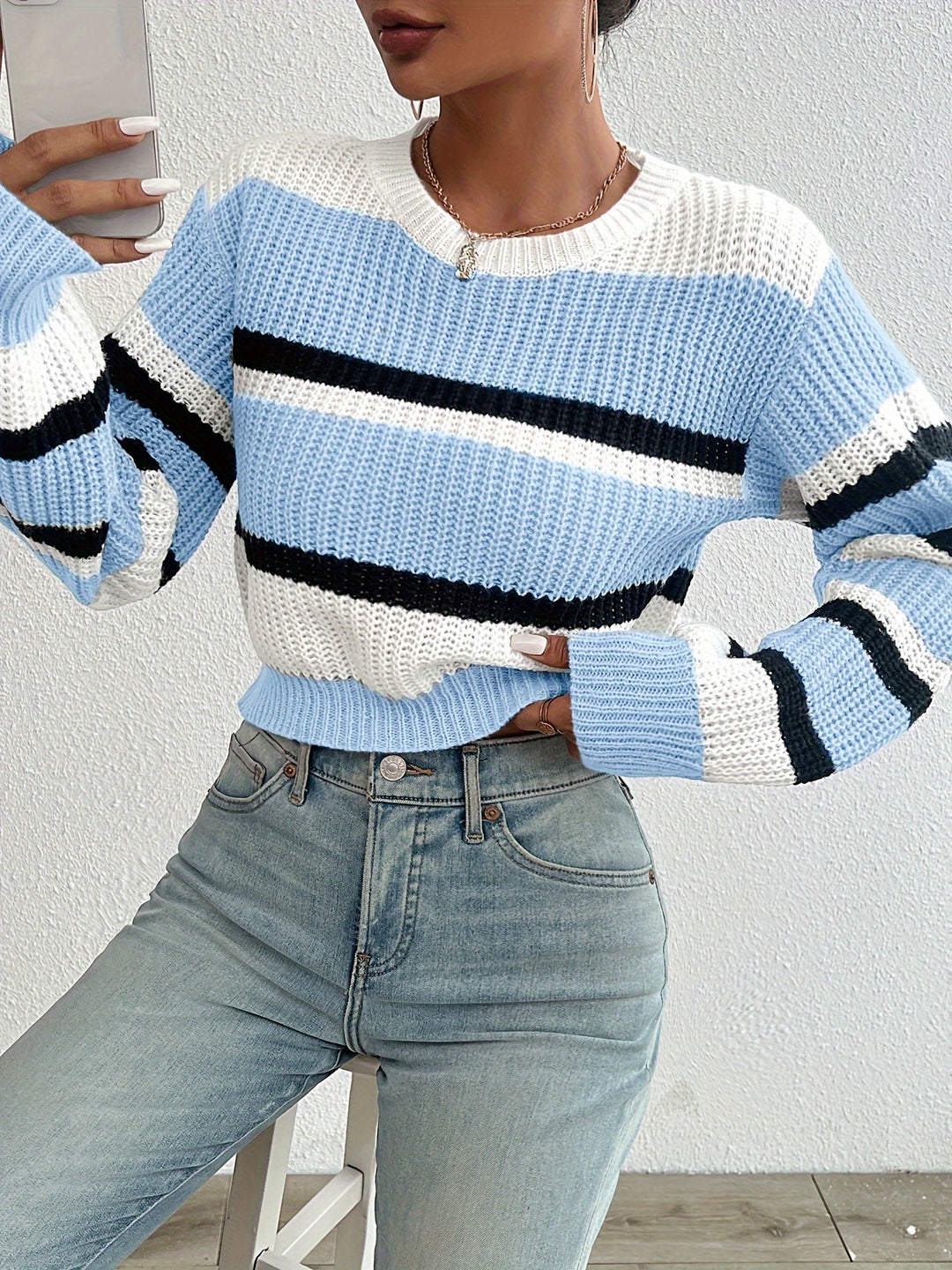 Isla Luxe™ | Relaxed Stripe Knit