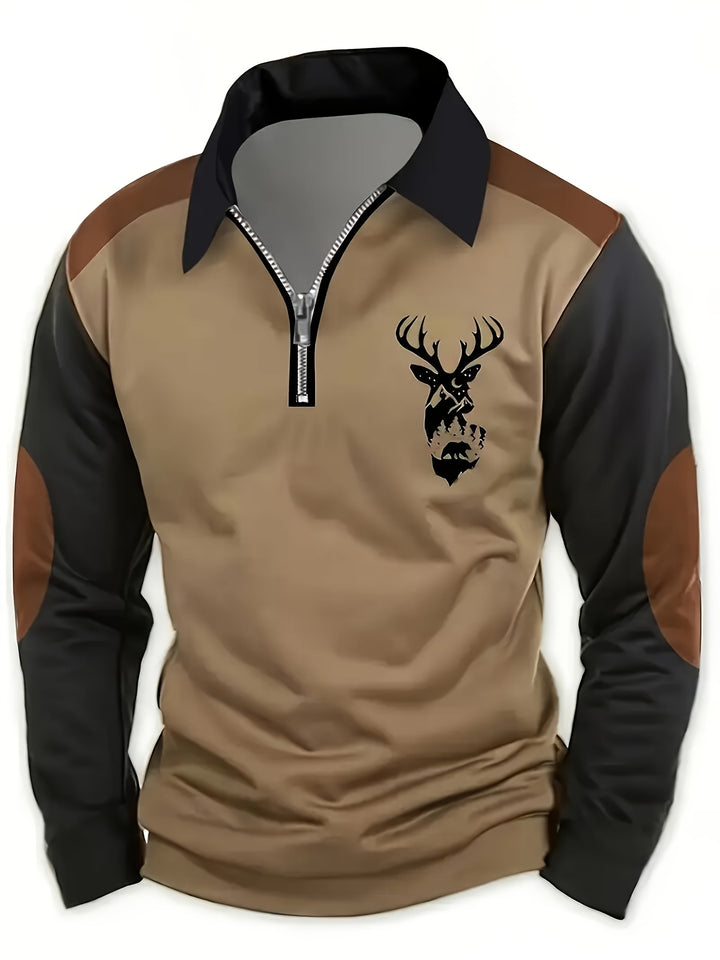Highland Stag™ | Casual Zip Jumper
