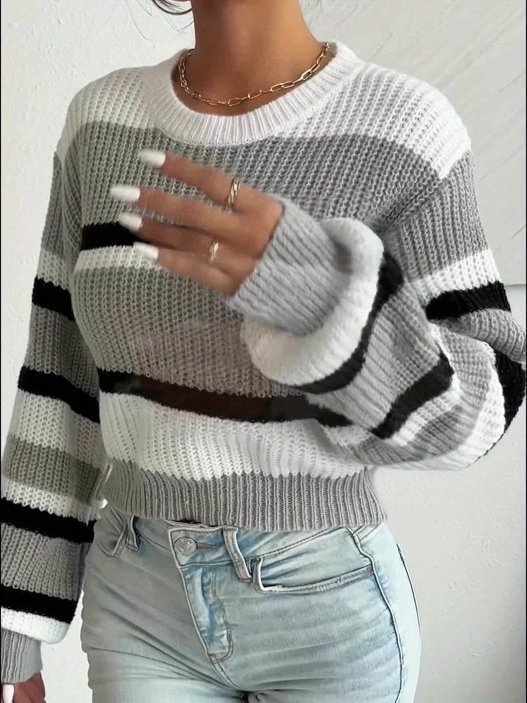 Isla Luxe™ | Relaxed Stripe Knit