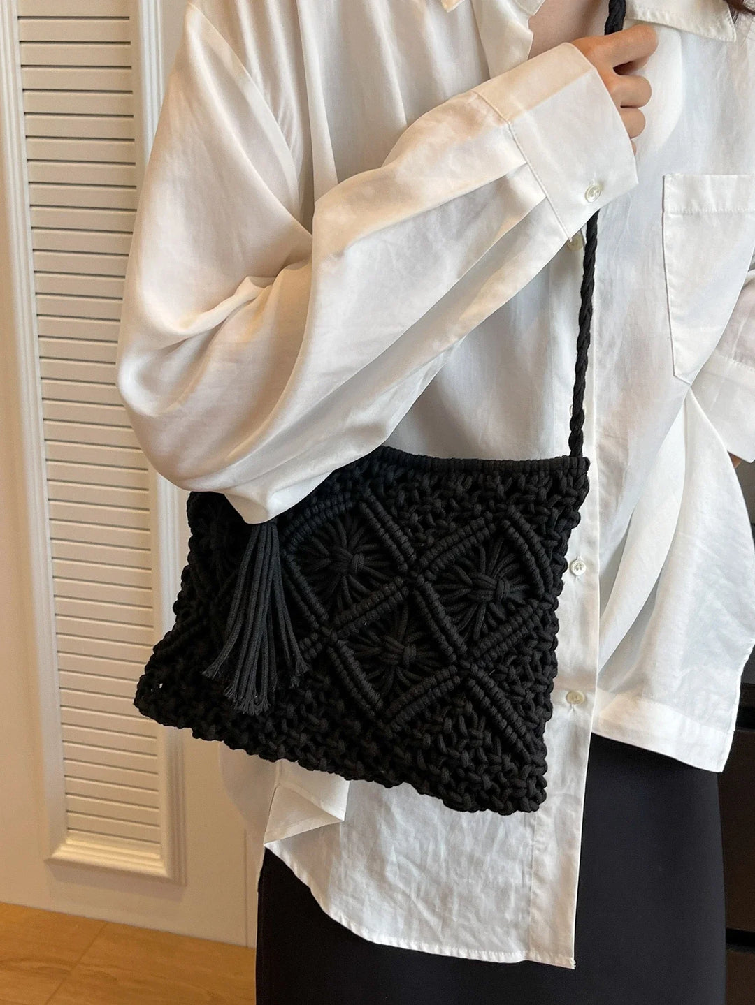 Ava™ | Woven Crossbody Bag