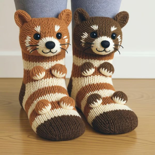 PawHugs™ | 3D Animal Home Socks