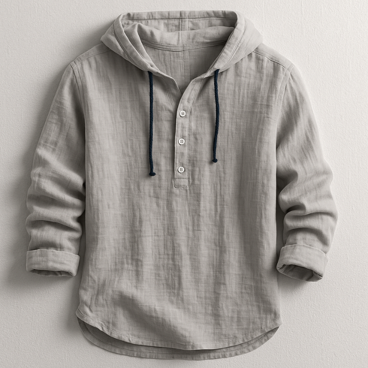 Lennox™ | Luxury Linen Hoodie