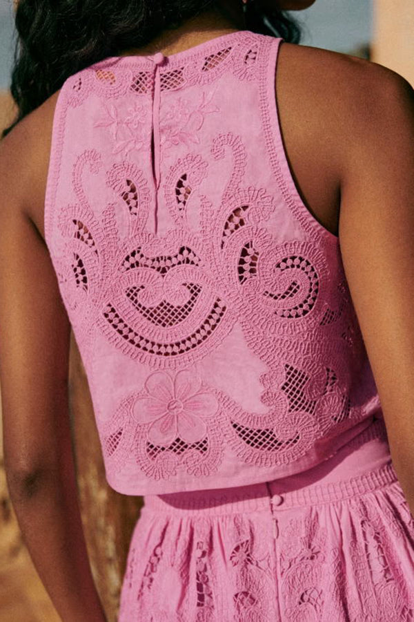 The Soleil Grace™ | Broderie Summer Co-Ord