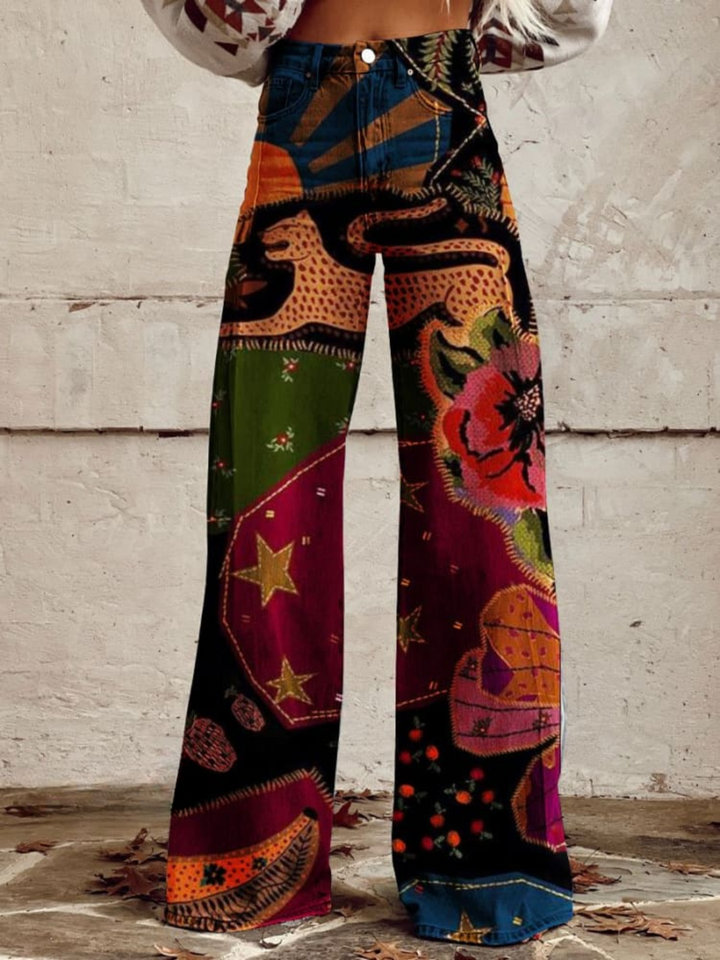 Eleanor Vintage Midnight™ | Garden Boho Pants