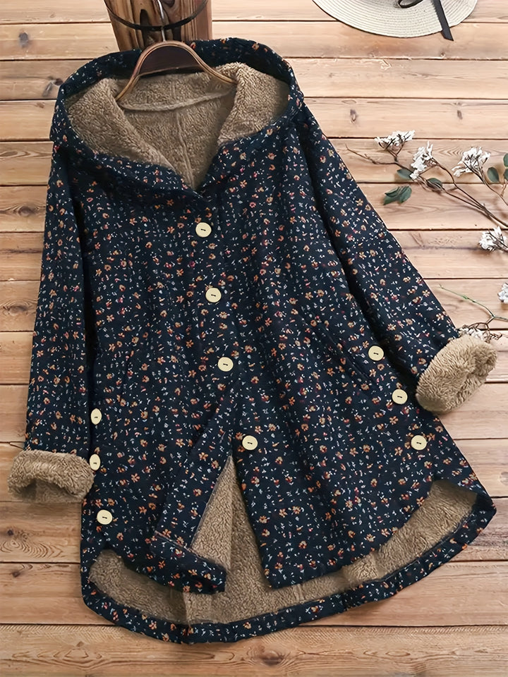 Rosaline™ | Vintage Fleece-Lined Winter Coat