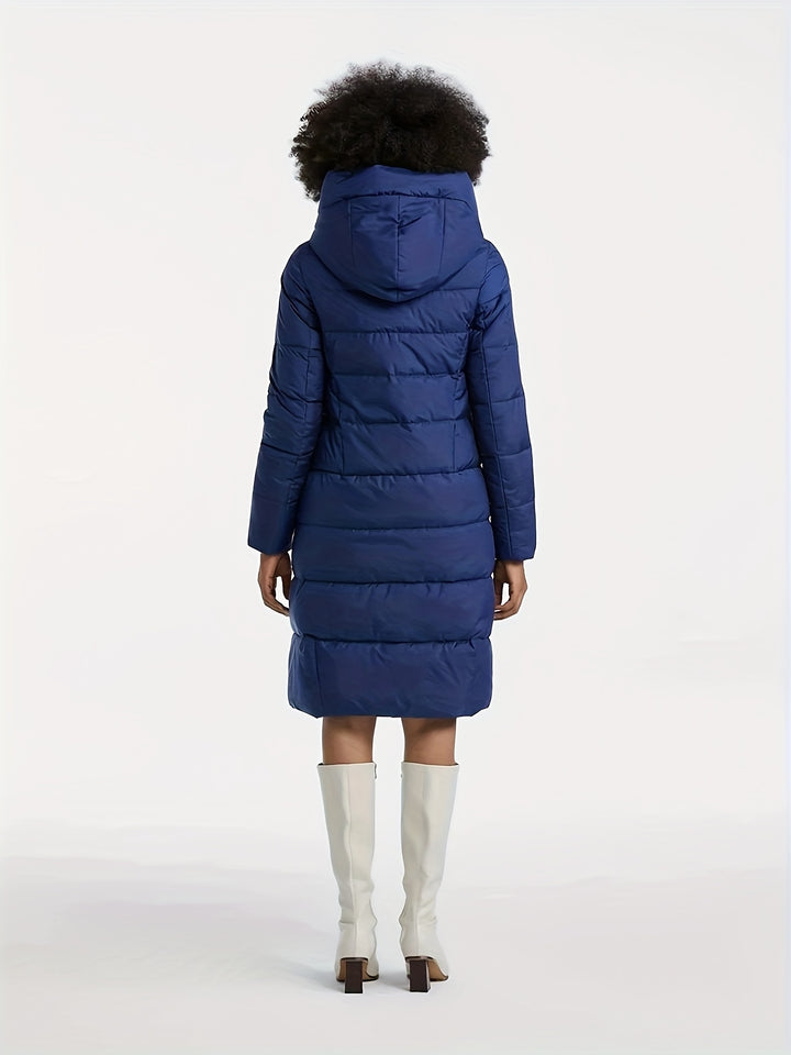 Valencia Luxe™ | Elegant Long Puffer Coat