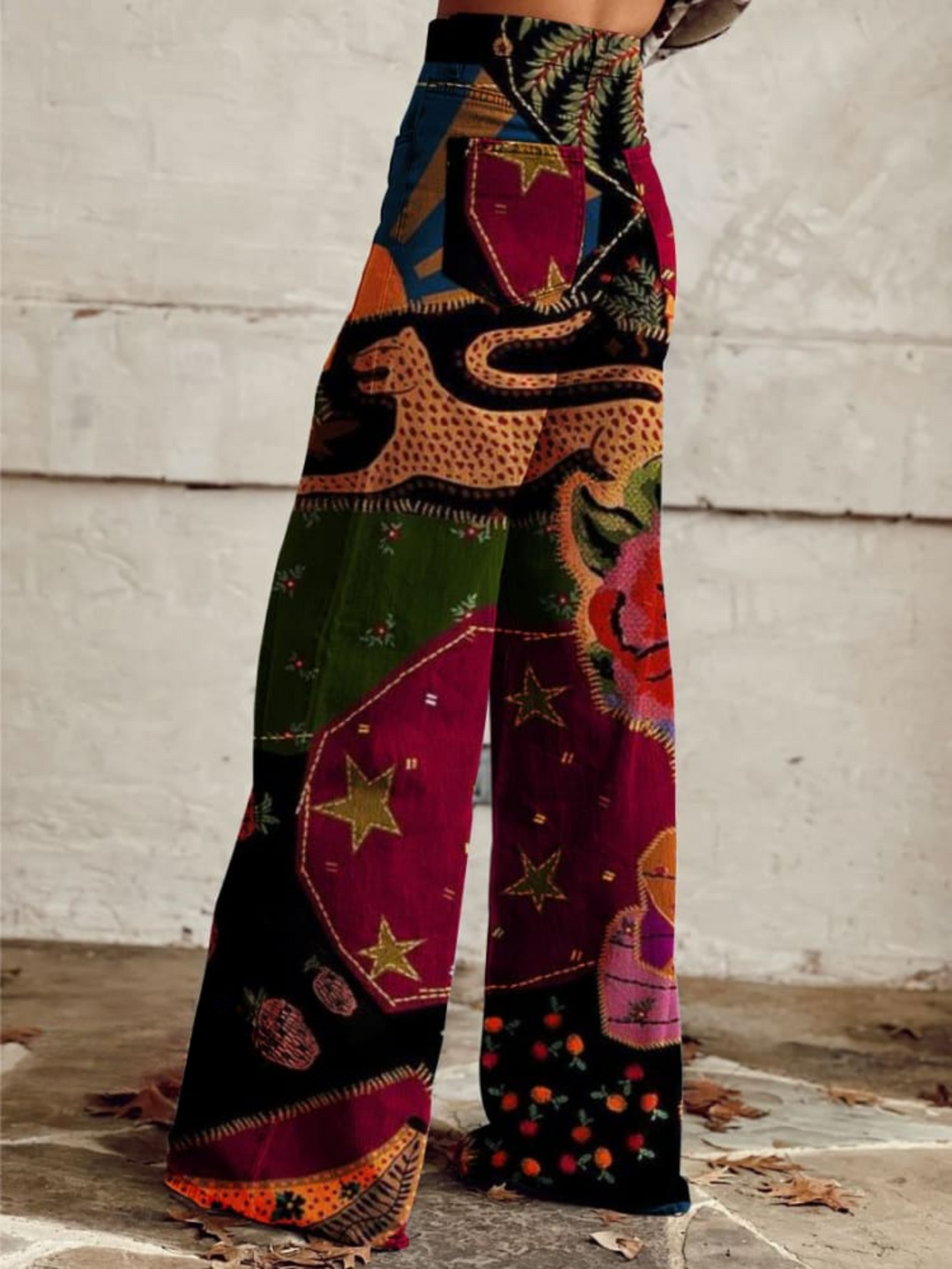 Eleanor Vintage Midnight™ | Garden Boho Pants