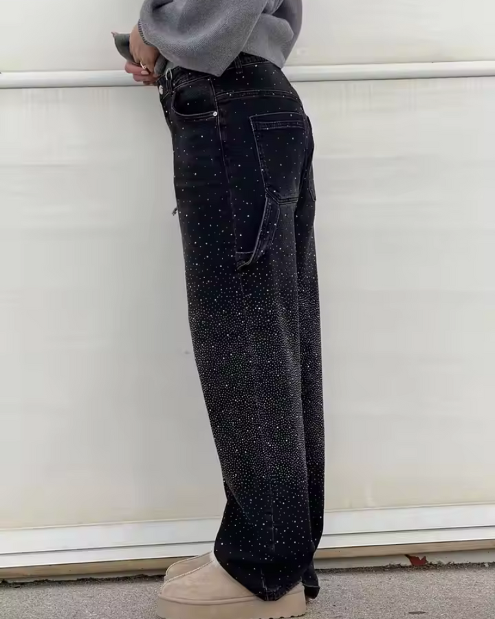 Celestine Luxe™ | Glitter-Fade Jeans
