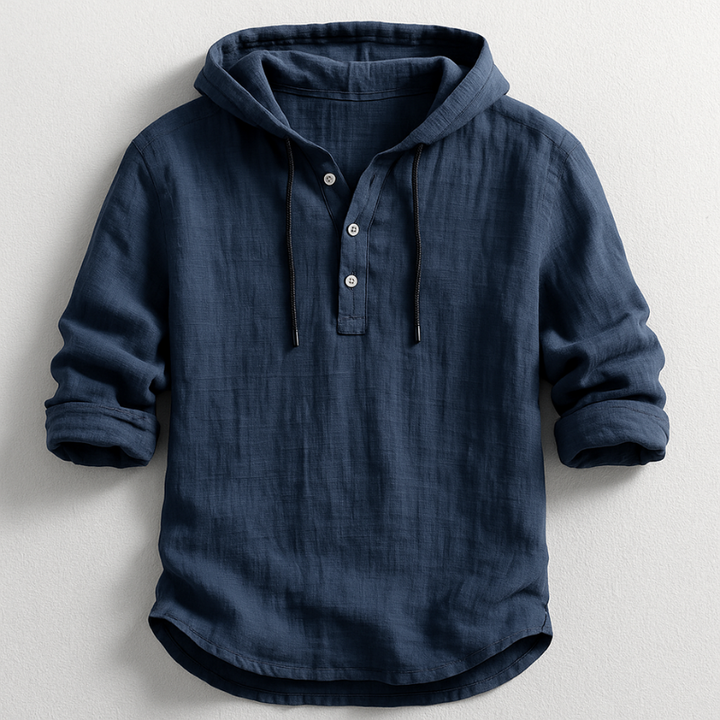 Lennox™ | Luxury Linen Hoodie
